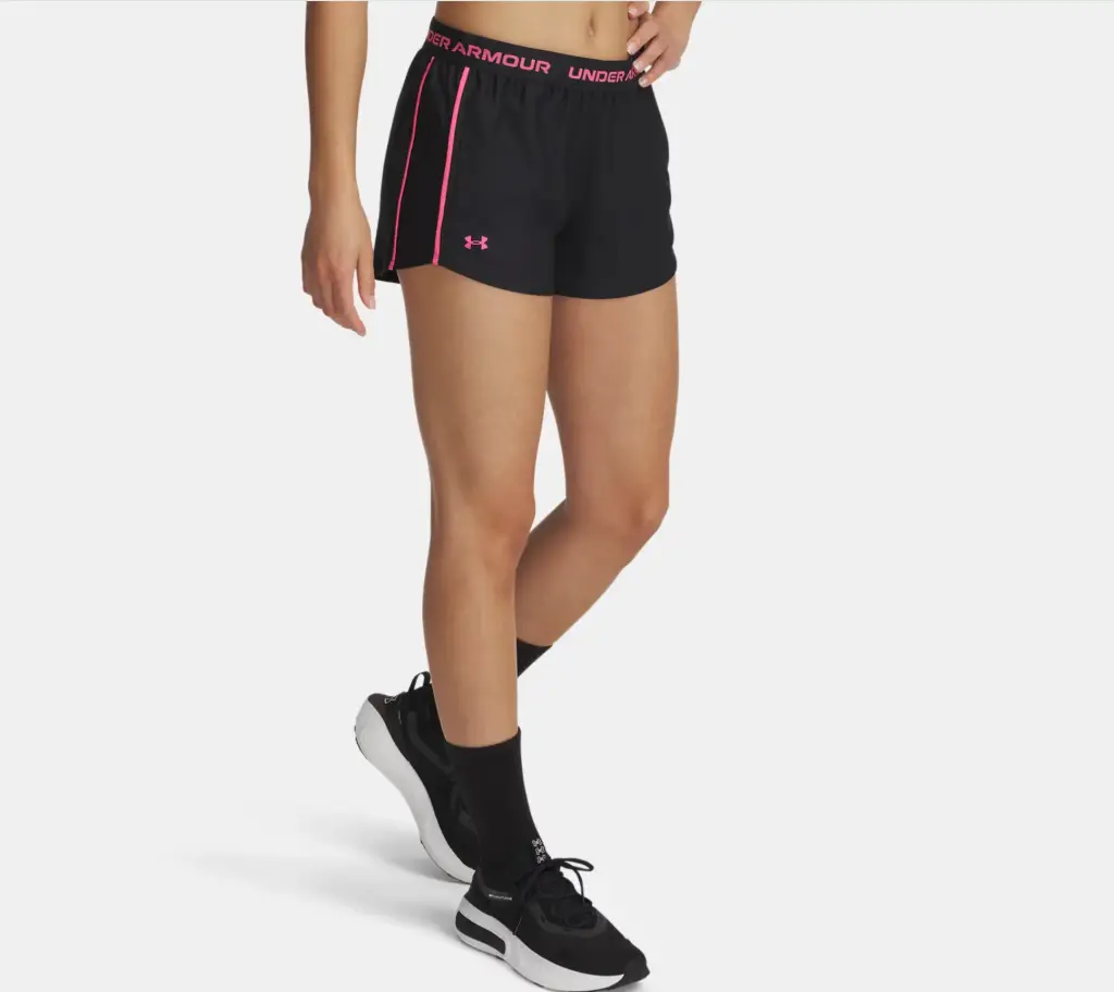 Under Armour Short Tech Play Up Black/Pink