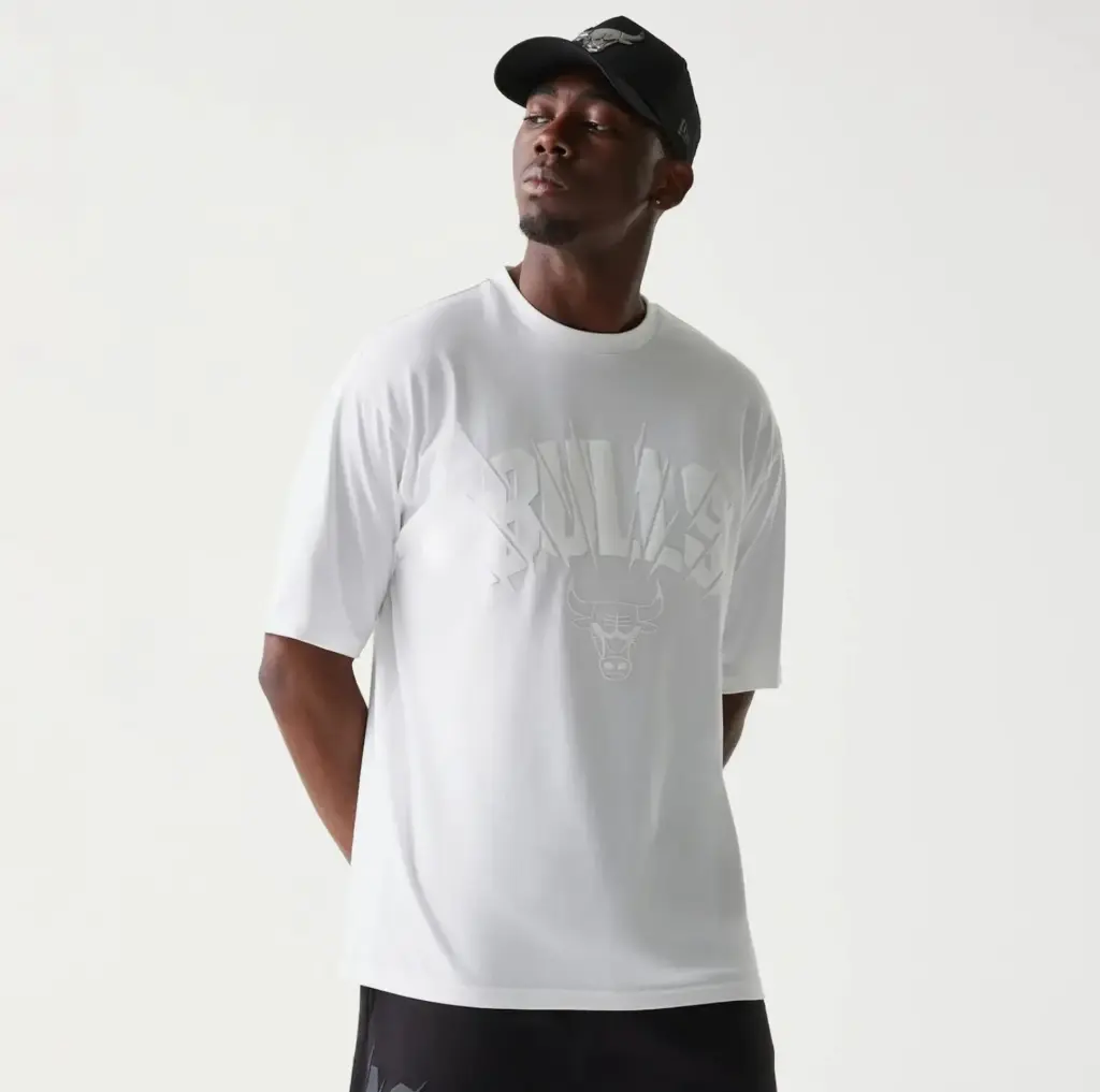 New Era T-shirt Oversize Chicago Bulls NBA