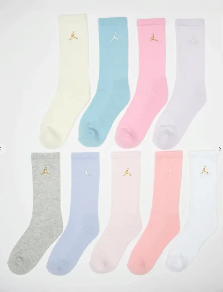 Jordan 9 Pack Crew Sock 