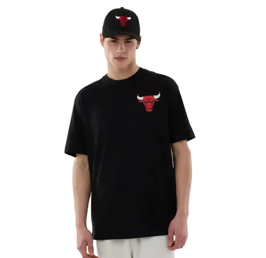New Era NBA Graphic Tee Bulls Black
