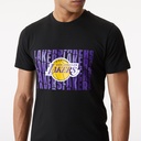 New Era NBA Wordmark Repeat Tee Los Angeles Lakers 