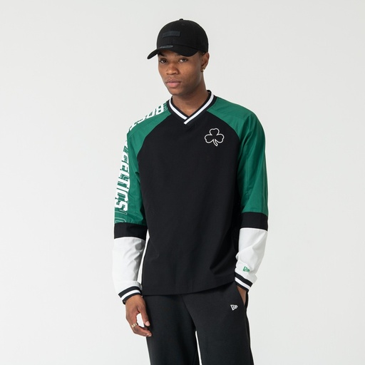 New Era NBA Colour Block LS Tee Boston Celtics 