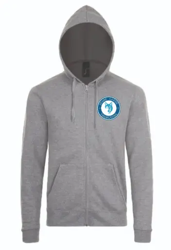 Hoody zippé adulte mixte