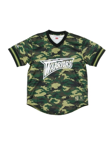 Mitchell & Ness NBA Camo Mesh V-Neck Tee Golden State Warriors