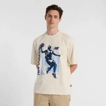 New Balance Hoops Graphic Vintage Tee 