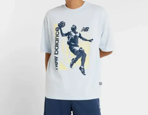 New Balance Hoops Graphic Vintage Tee 