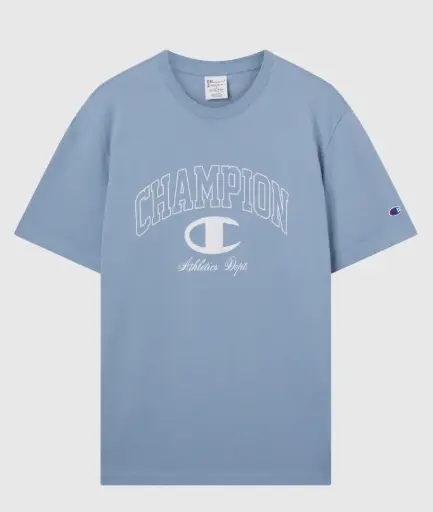 Champion T-shirt Street Varsity Bleu Clair 