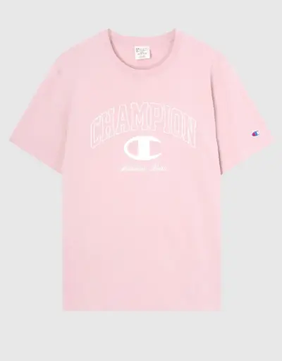 Champion T-shirt Street Varsity Terracotta Clair 