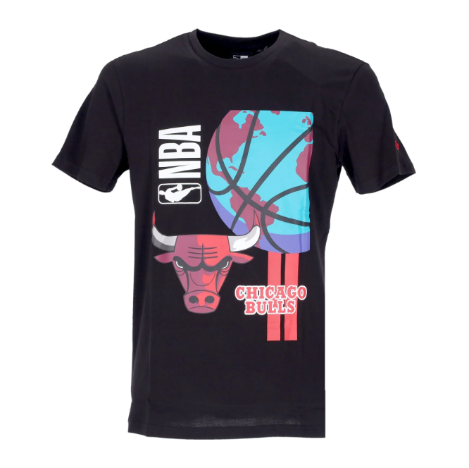 New Era NBA BBall Globe Graphic Tee Chicago Bulls 