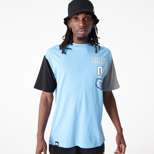 New Era NBA Cut Sew Os Tee Memphis Grizzlies