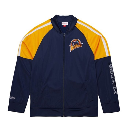 Mitchell & Ness Color Blocked Track Jacket Golden State Warriors